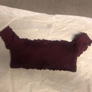 XS purple PINK swim top